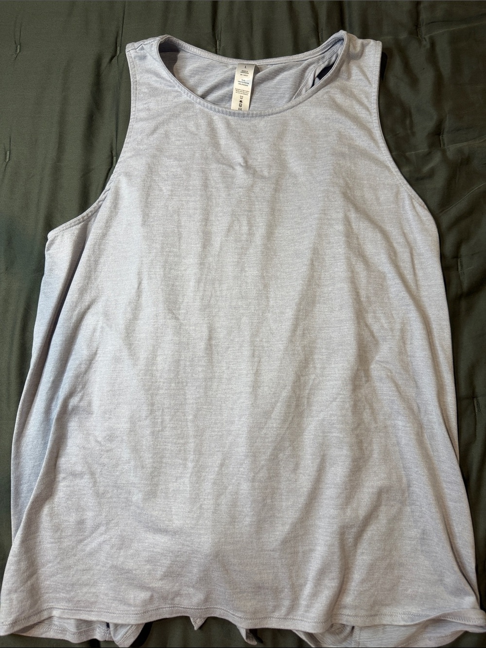 Yogalicious Light Grey Tank Top